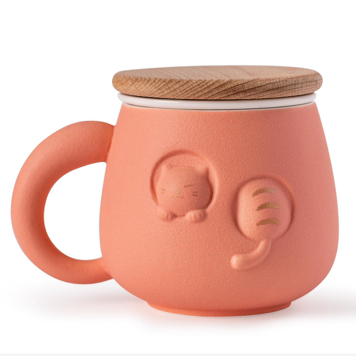 Tea Cup with Infuser and Lid 14oz