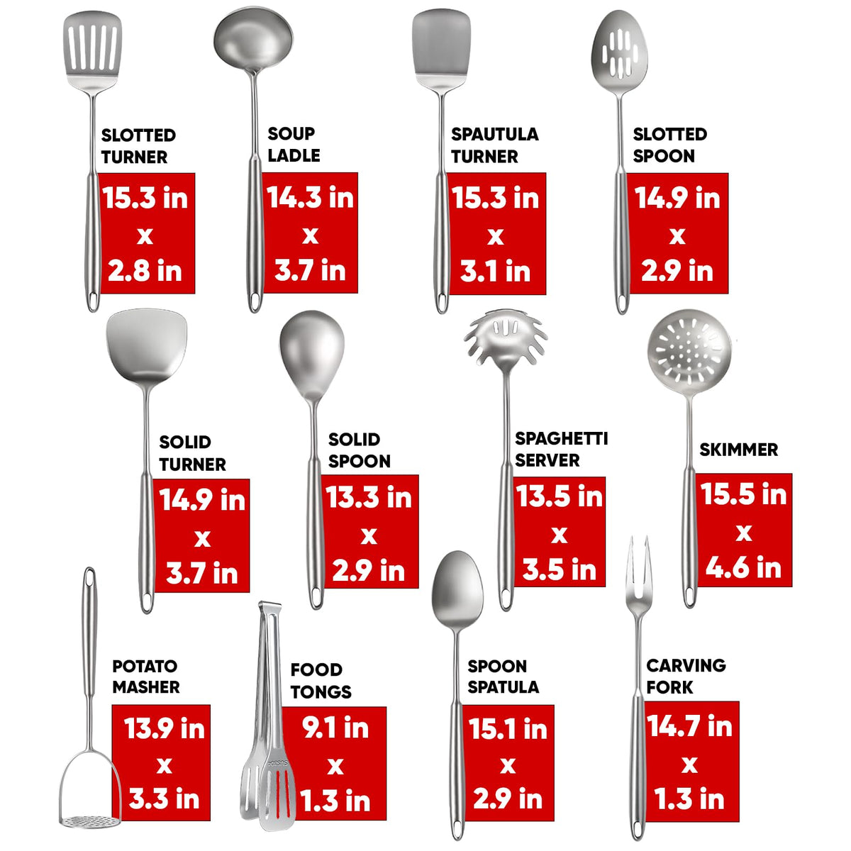 Newness 12 Pcs Cooking Utensils Set (12 Count)