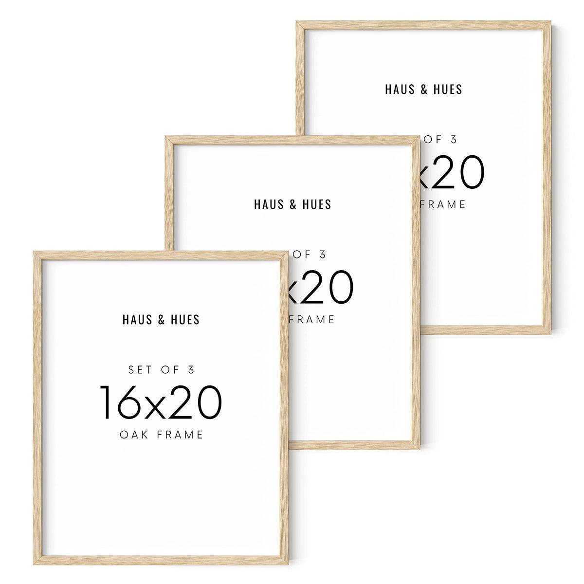 Beige Wood Oak 16x20 Picture Frame (3 Count)