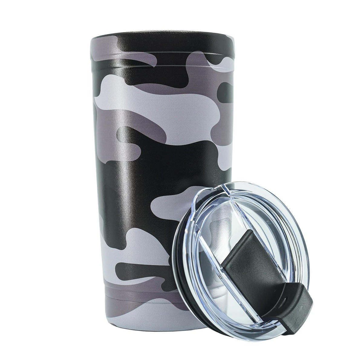Black Camo 20oz Insulated Steel Tumbler with Leakproof Lid