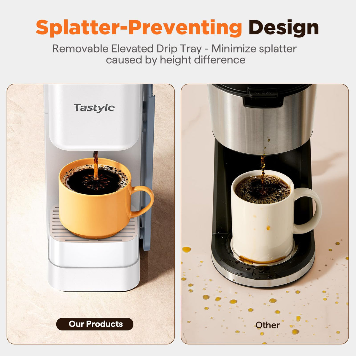 Hot & Iced Coffee Maker with Magnetic K
