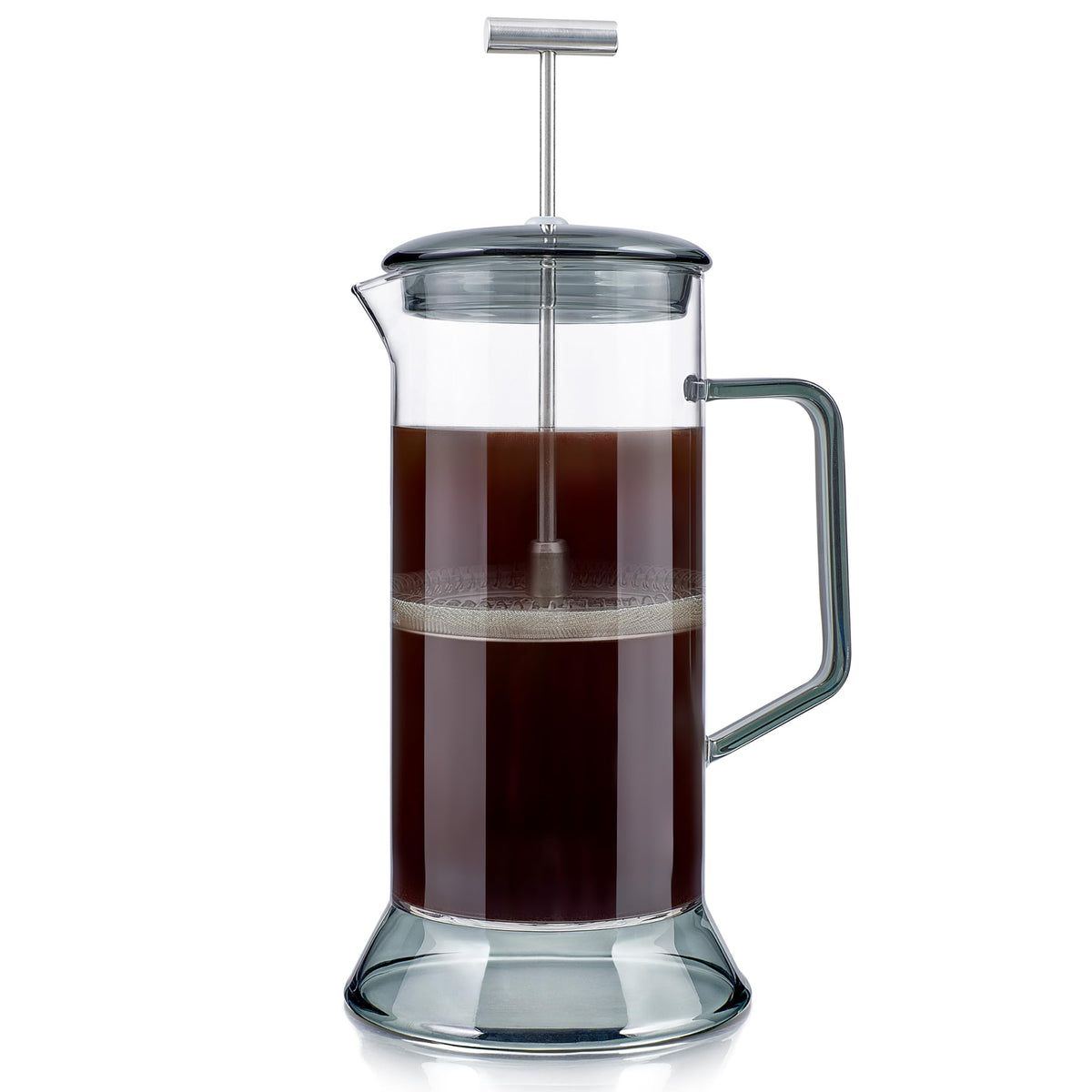 Toulouse Borosilicate Glass Tea Press and Coffee Maker with No Plastic
