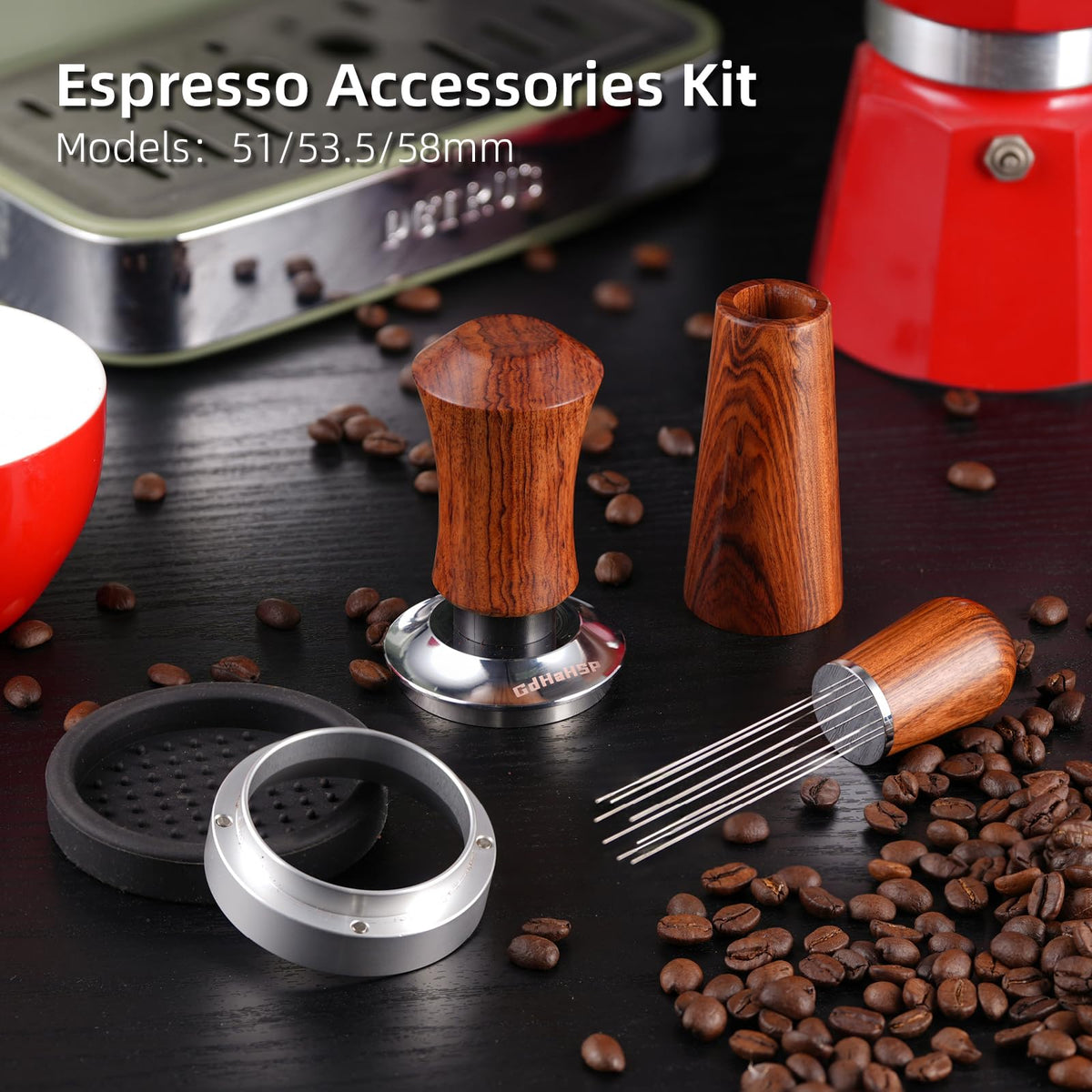 58mm Espresso Accessories Kit with Tamper