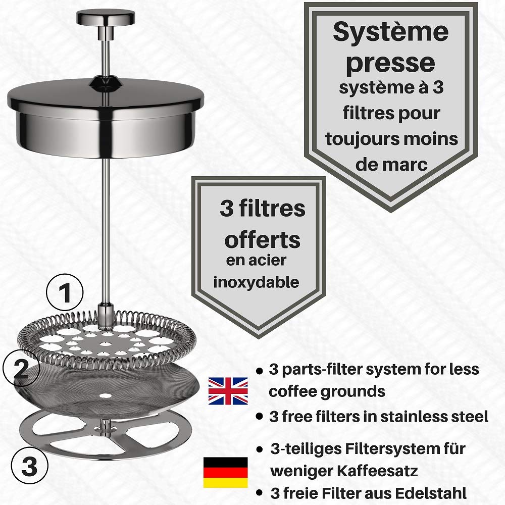 0.75 litre plunger