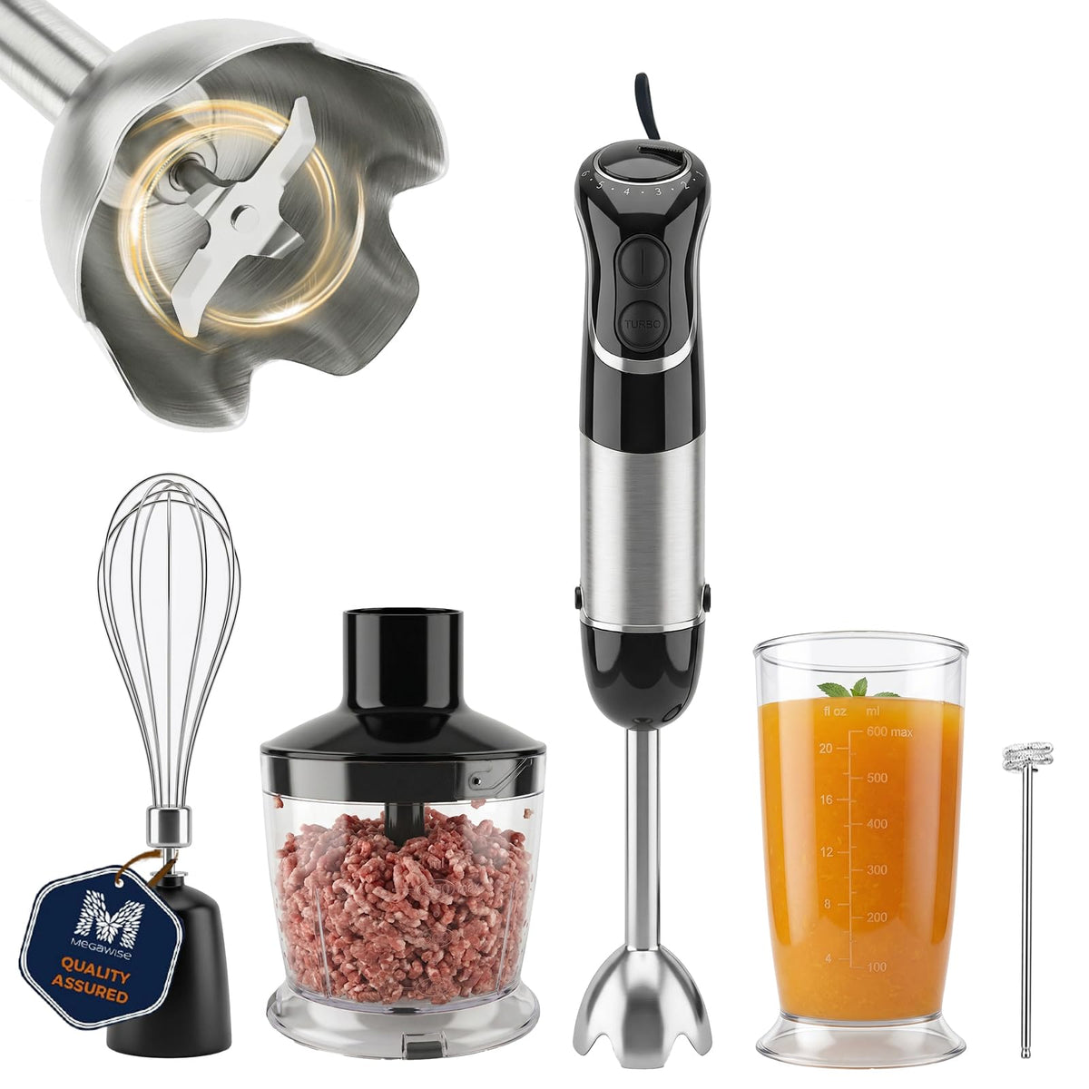 800W Immersion Hand Blender 5