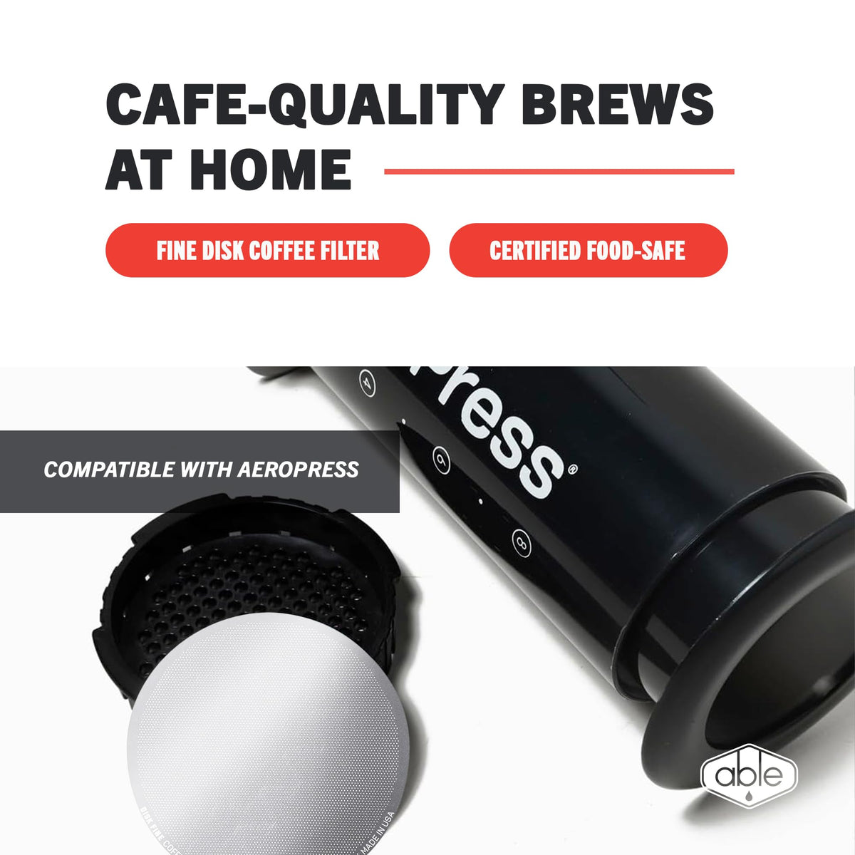 Able DISK Stainless Steel Coffee Filter