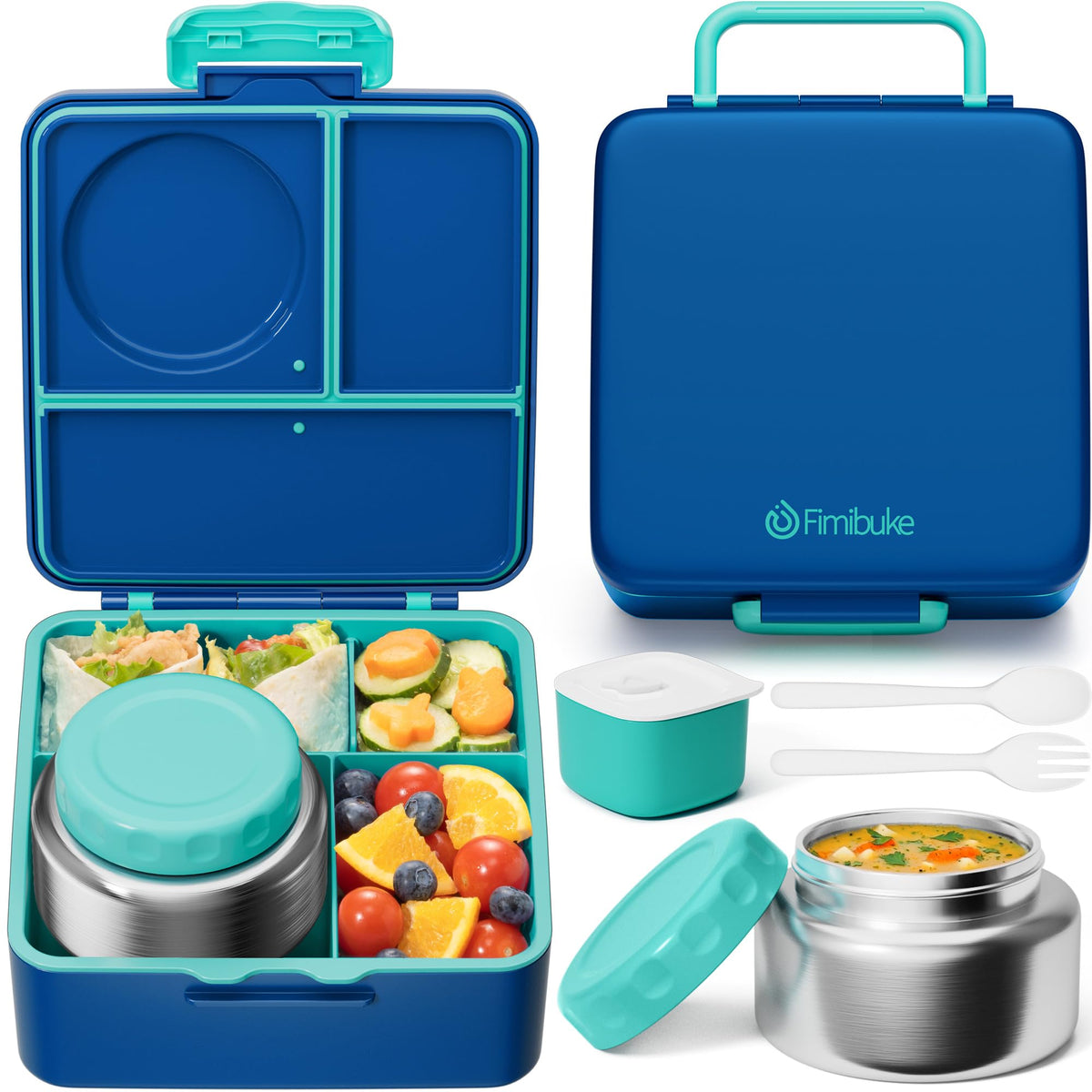 Bento Box for Kids Adults (3 or 4 Count)