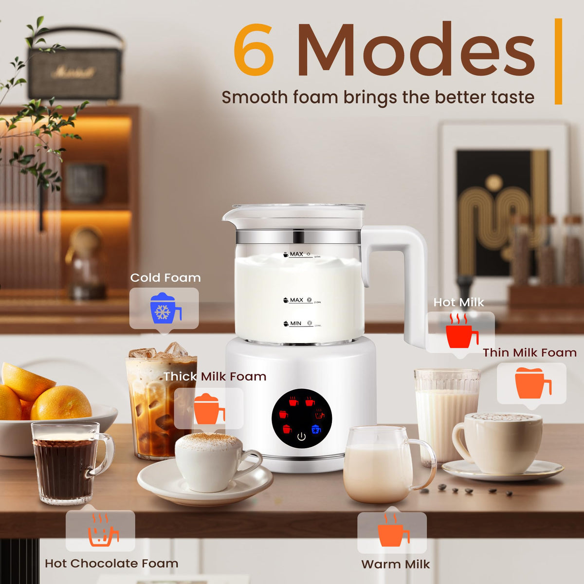 Milk Frother and Steamer