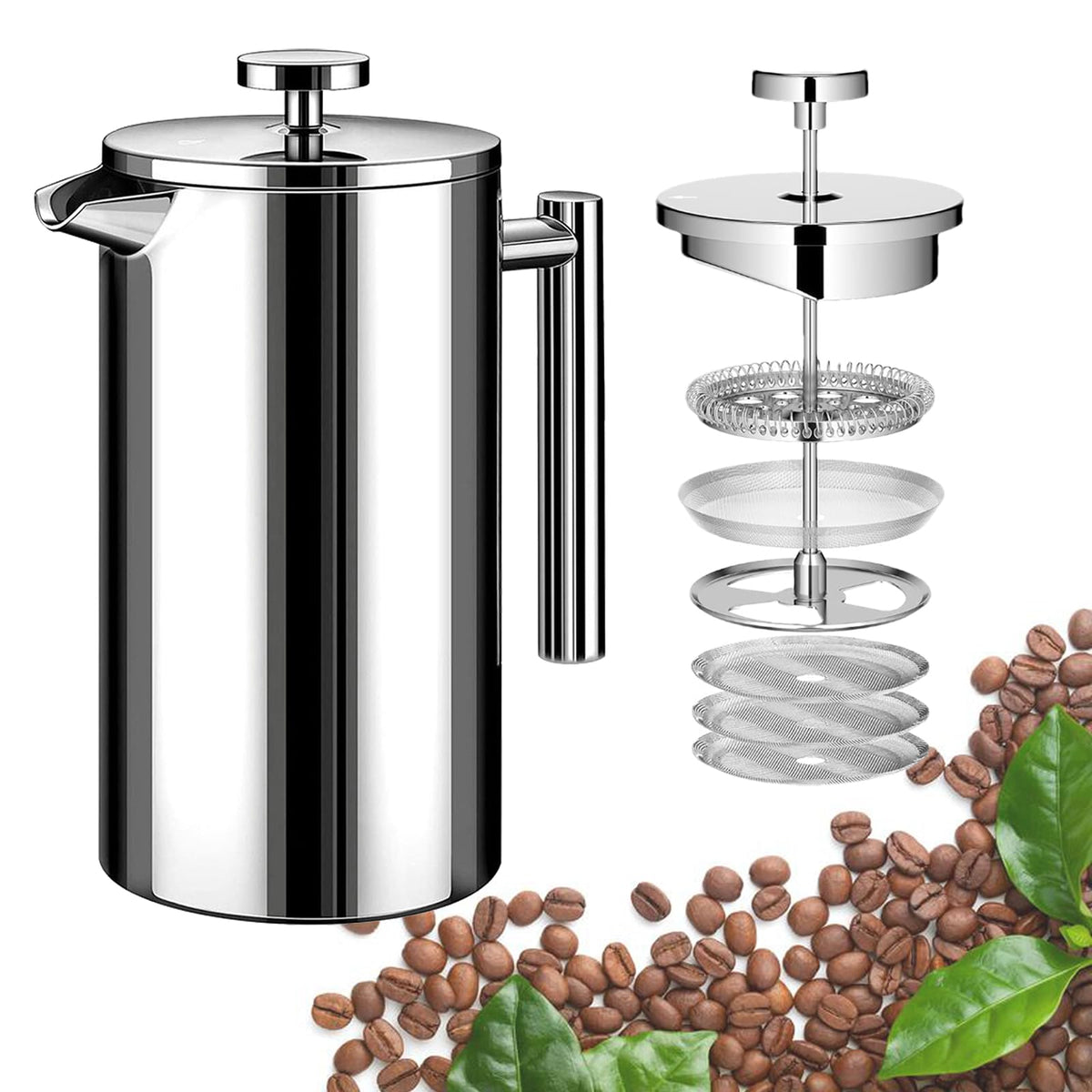 Small French Press Coffee Maker 1 Cup