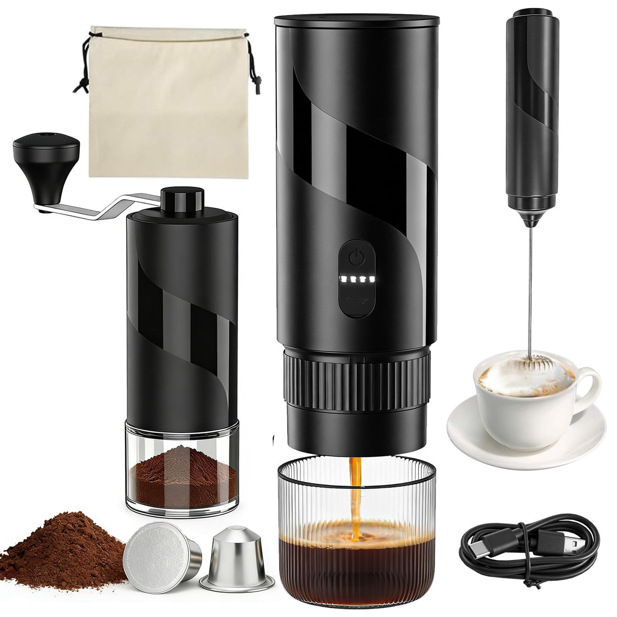 Portable Coffee Maker Set