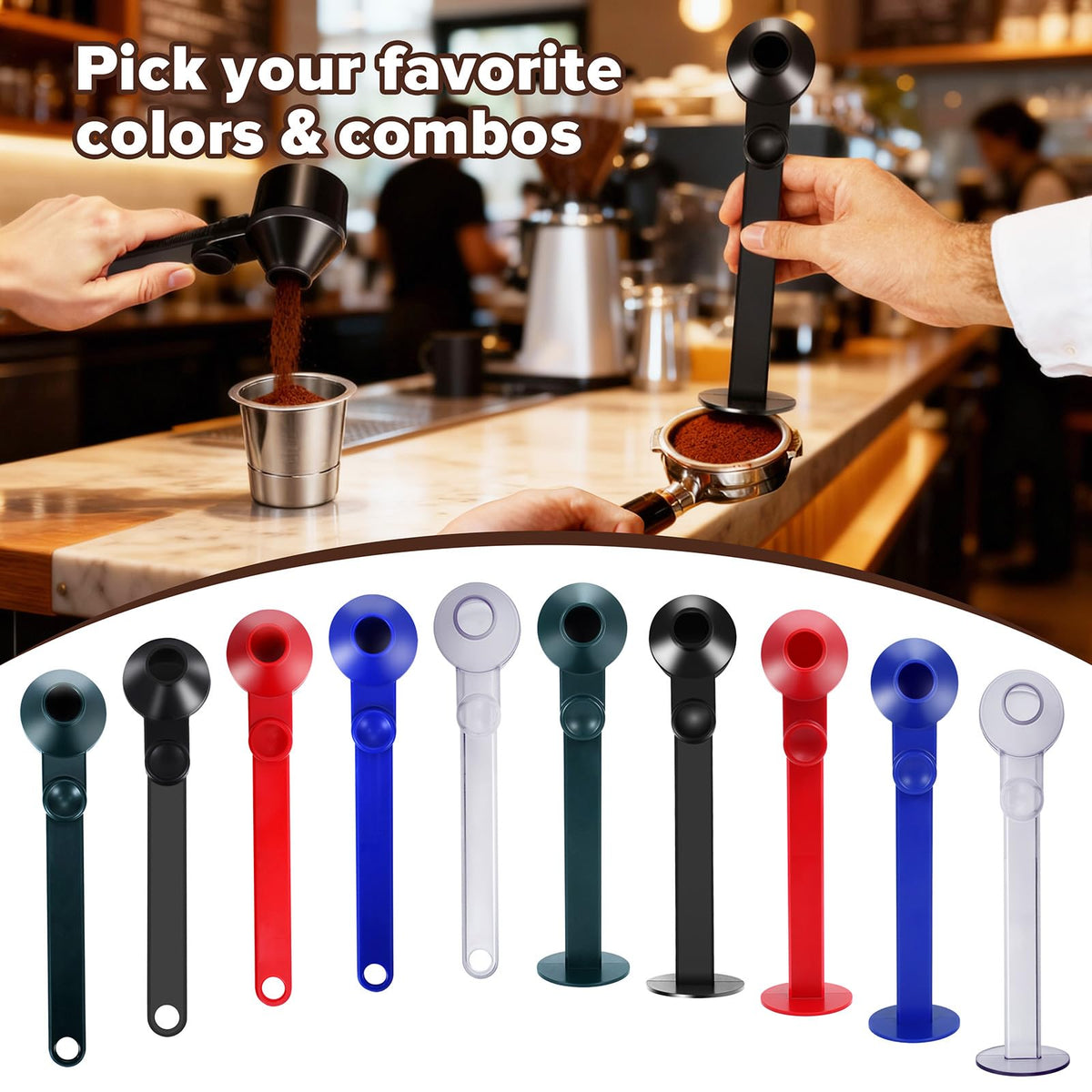 Coffee Scoop Funnel for Ground Coffee (2 Count)