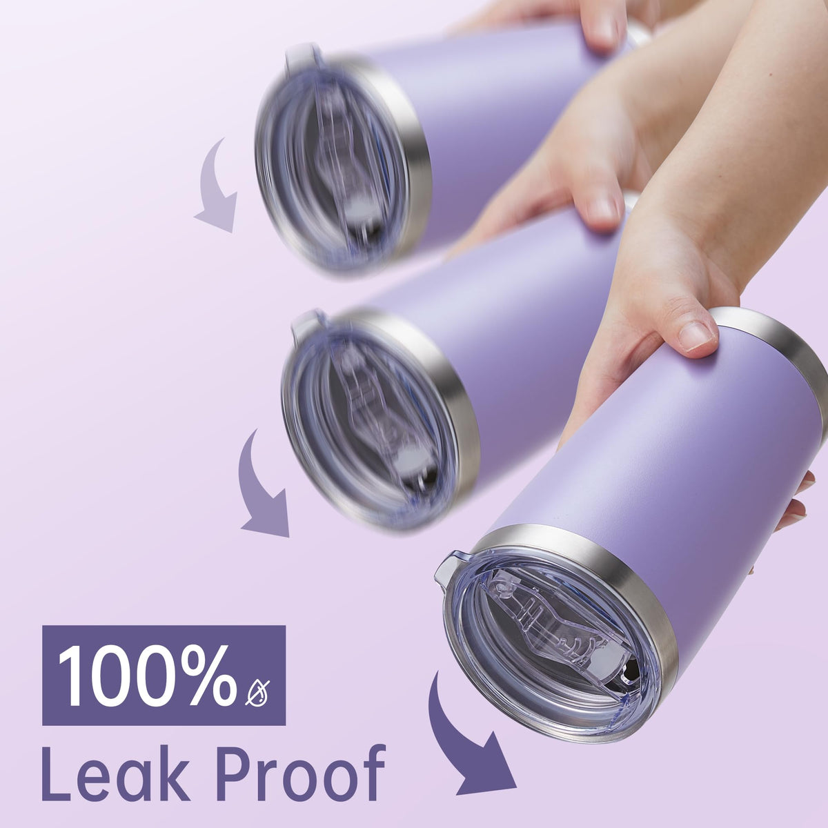 20 oz Tumblers Stainless Steel Tumbler with Lid