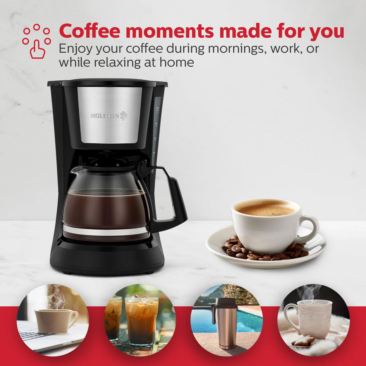 5 Cup Drip Coffee Maker