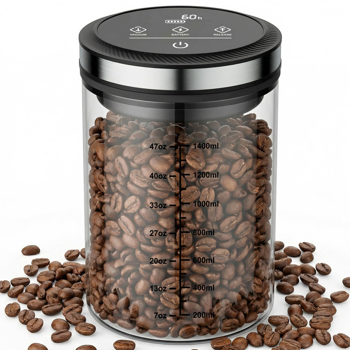 Vacuum Coffee Canister