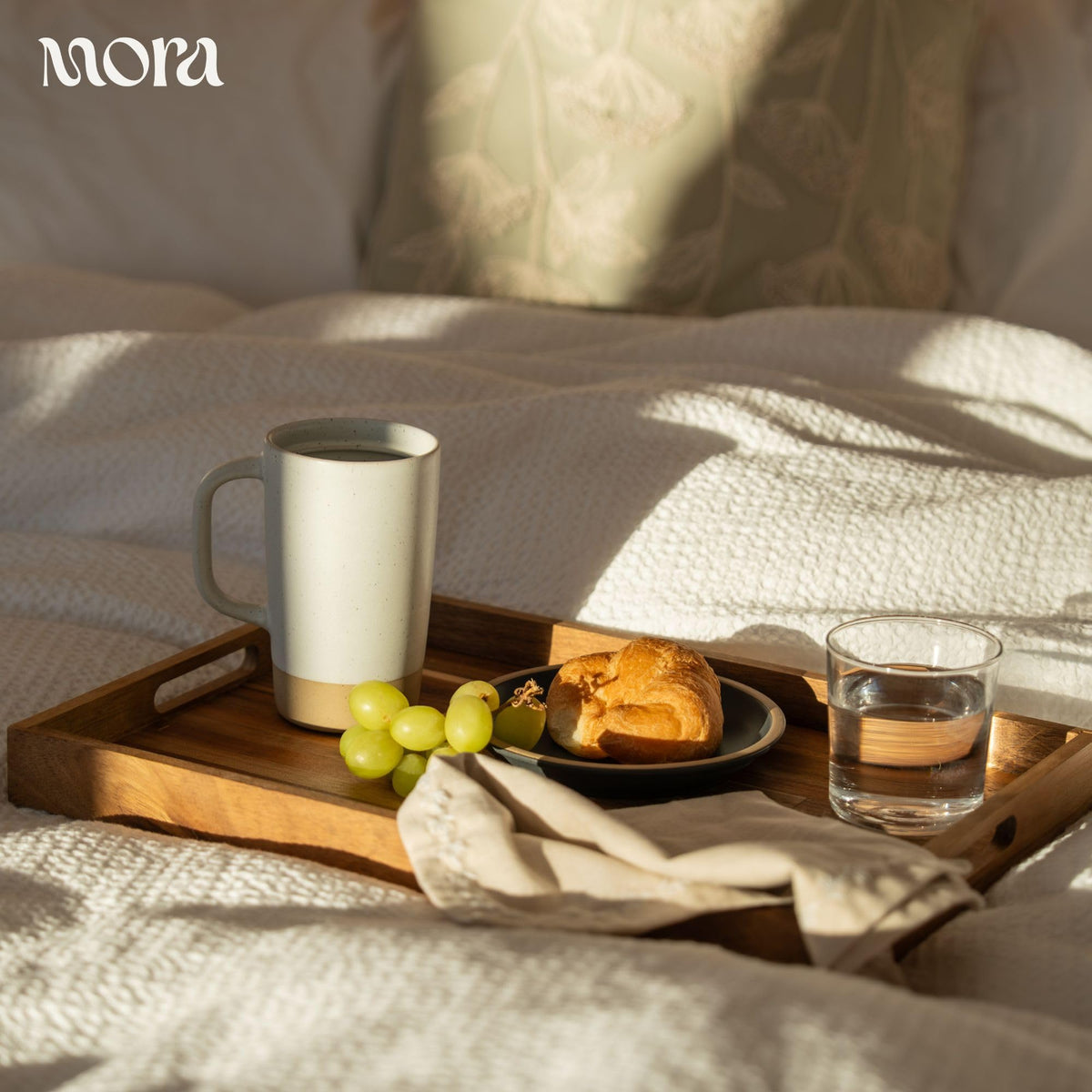 Mora Ceramics Large Tea Mug with Loose Leaf Infuser and Ceramic Lid