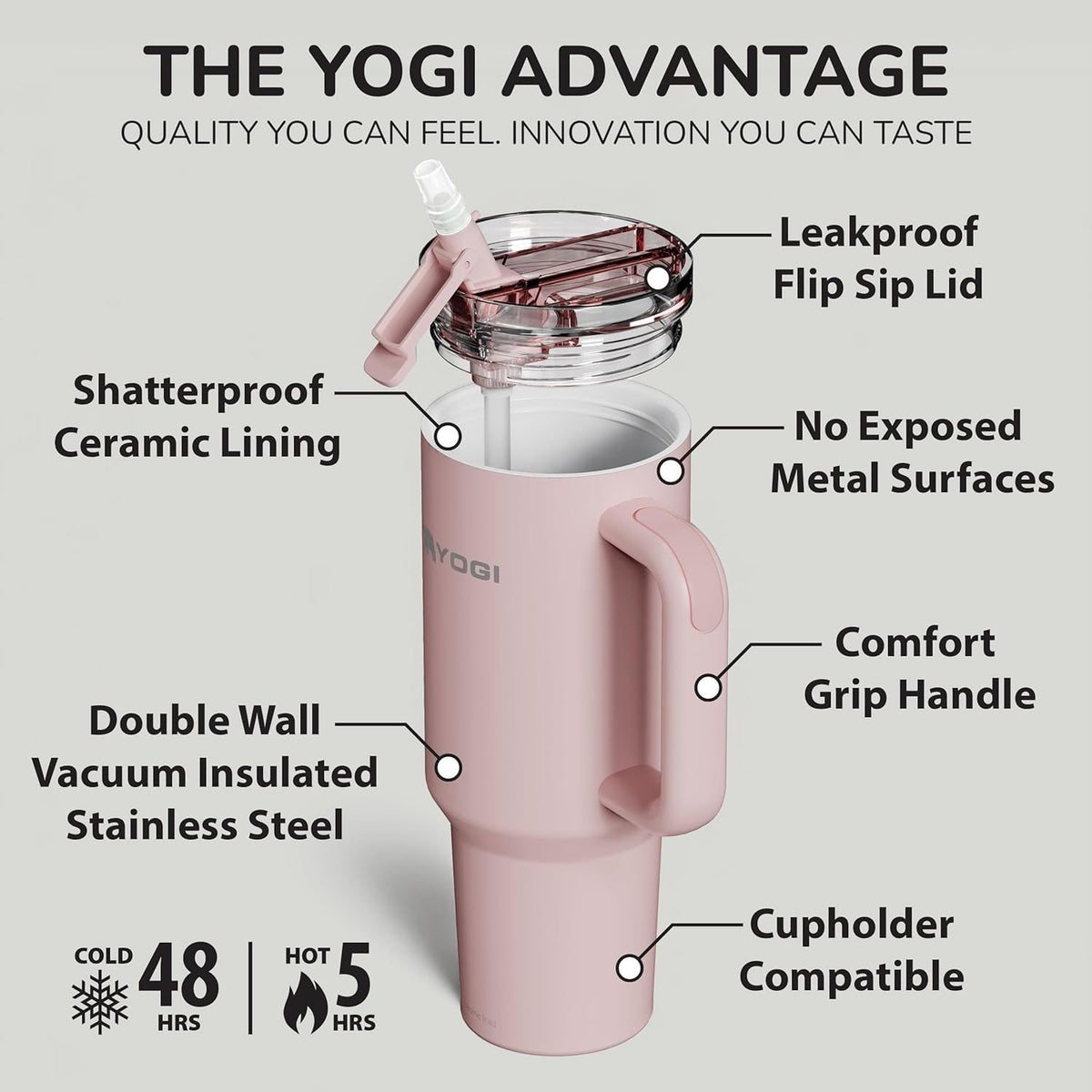 30oz Tumbler with Straw