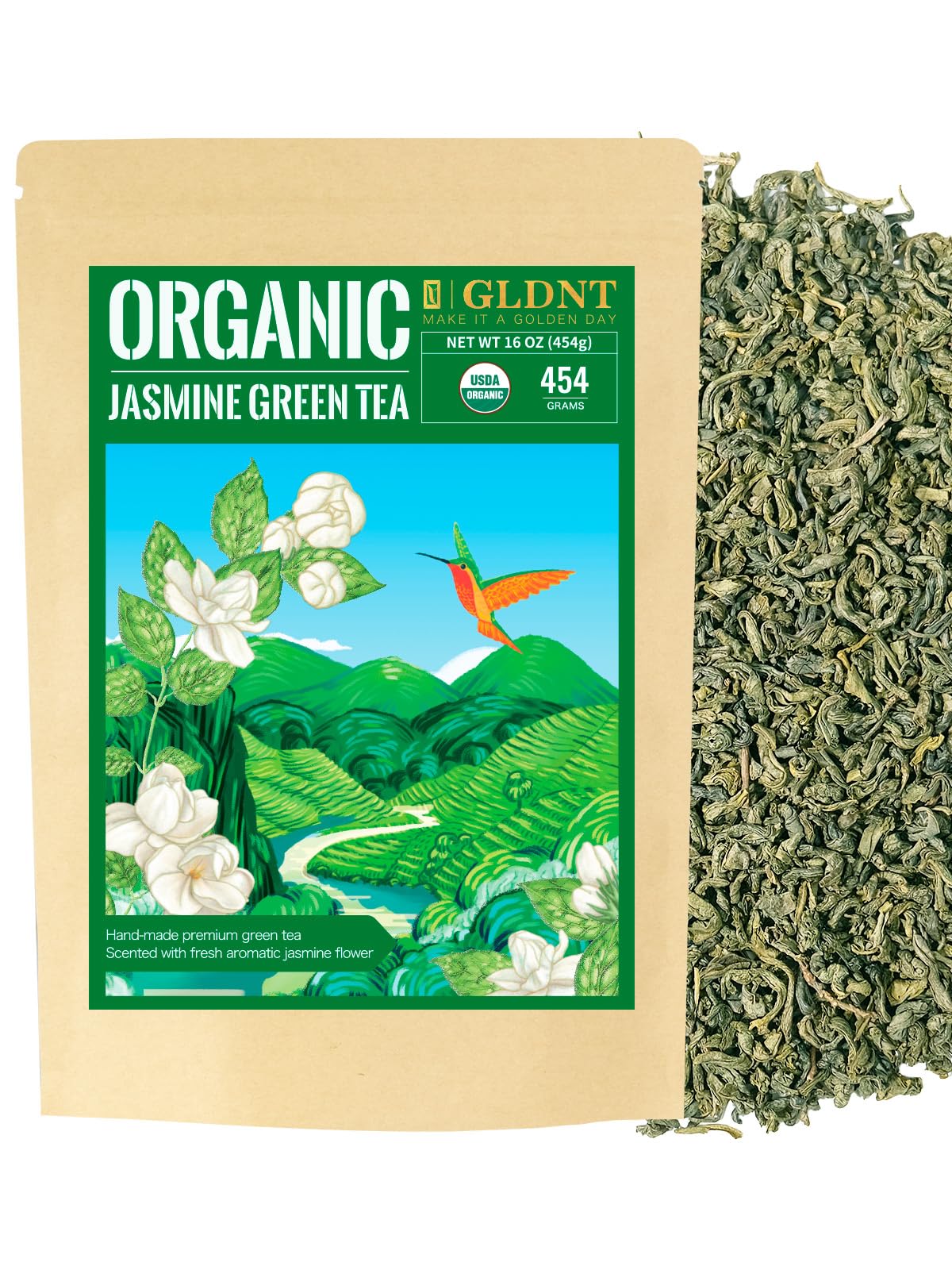 Organic Jasmine Green Tea (16 Ounce)