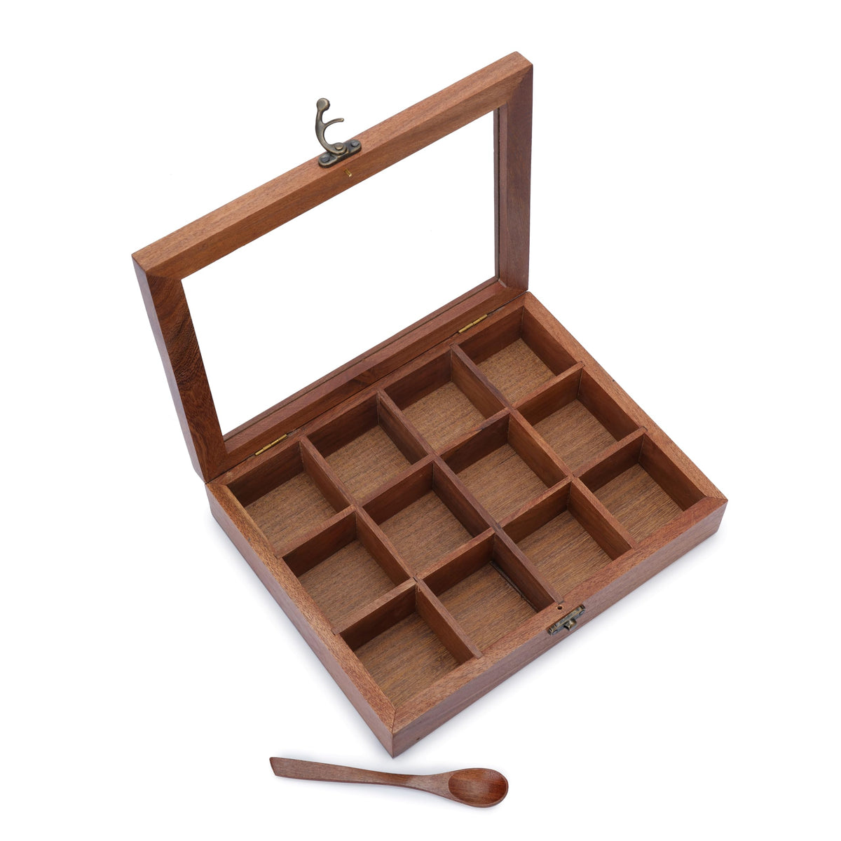 Wooden Spice Box 10x8 Inch
