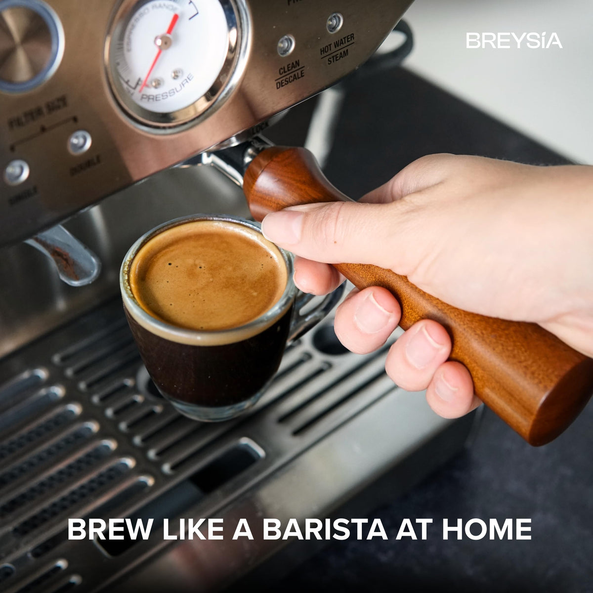 54mm Bottomless Portafilter Compatible with Breville Espresso