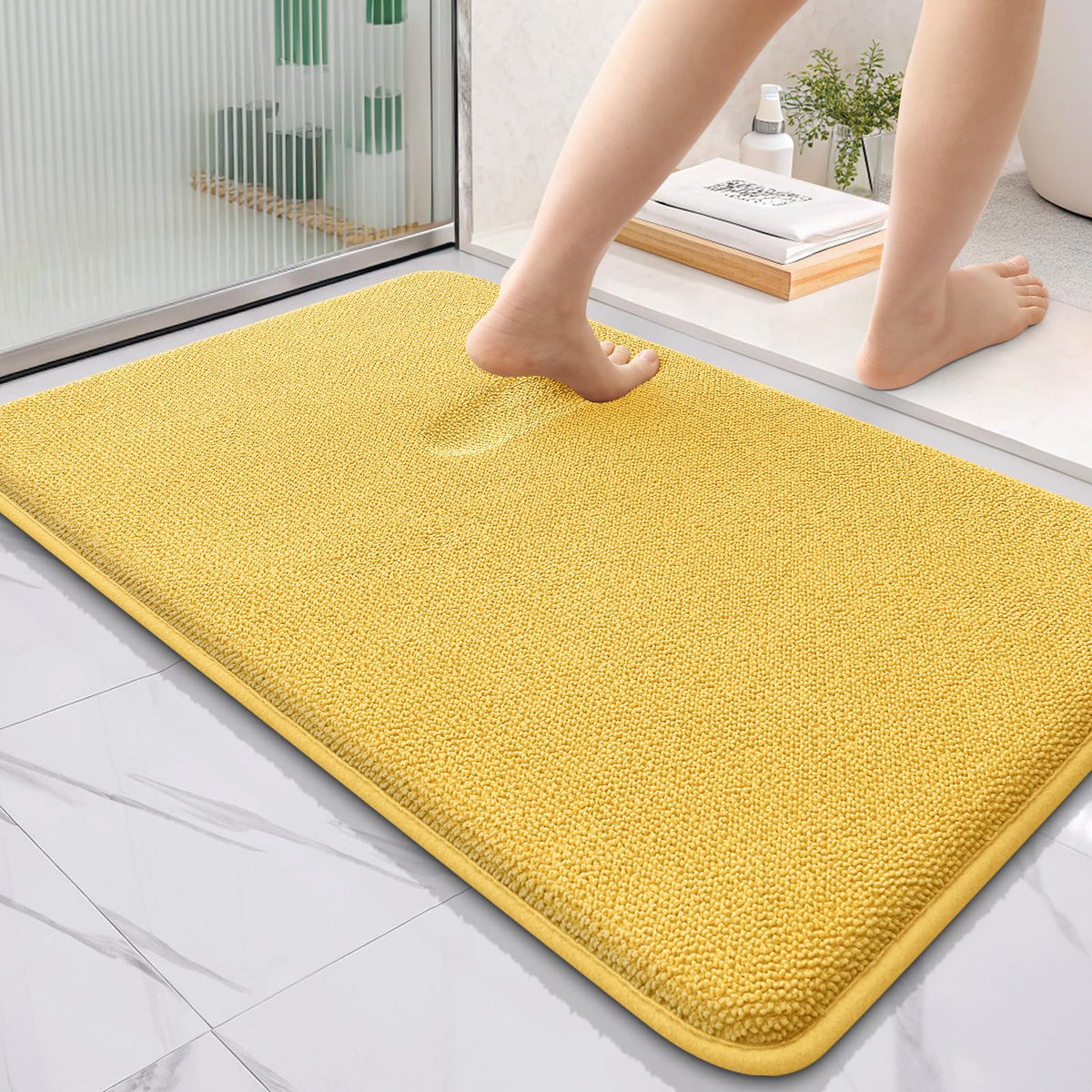 Thick Memory Foam Bathroom Rugs 36x24