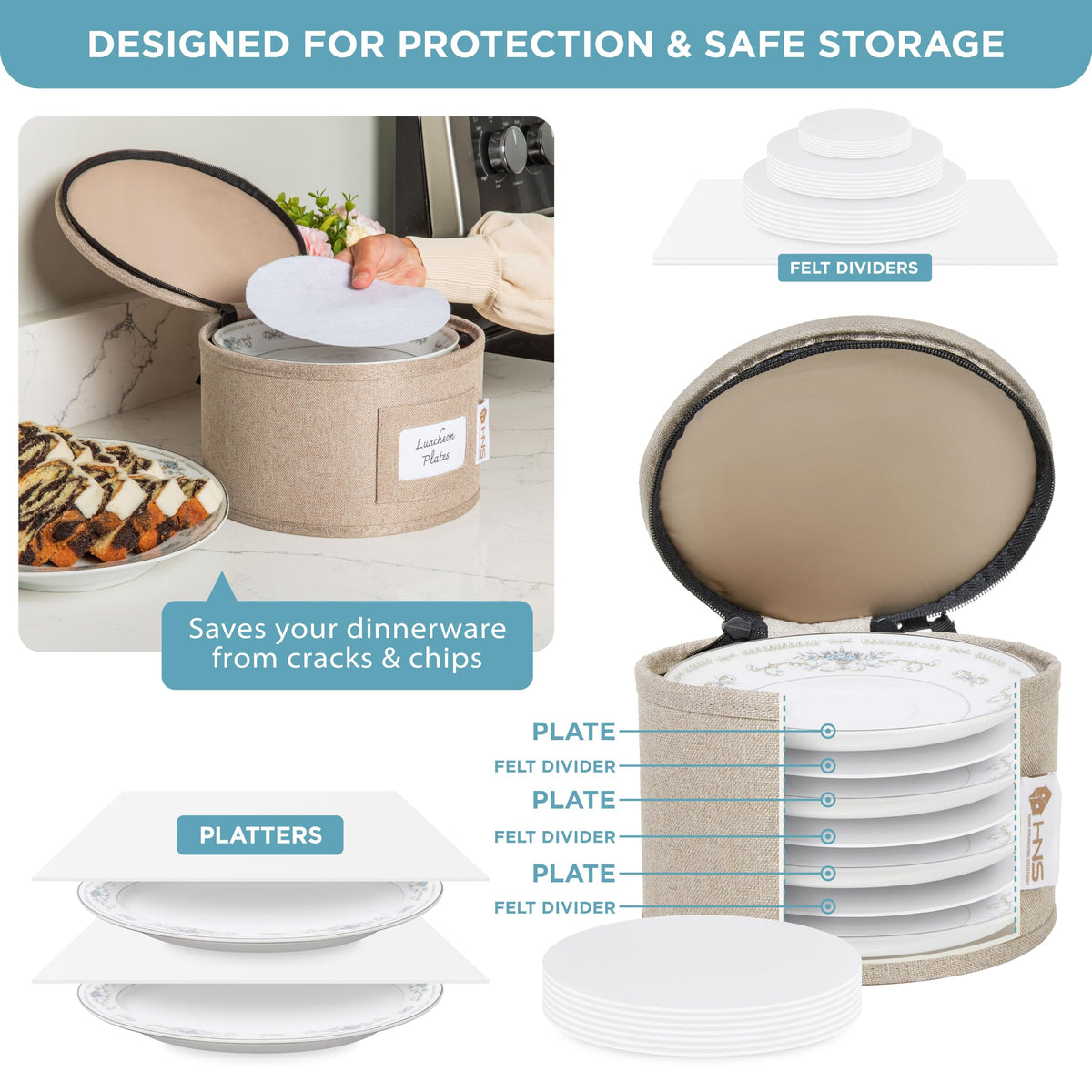 China Storage Hard Shell Containers 12 (12 Count)