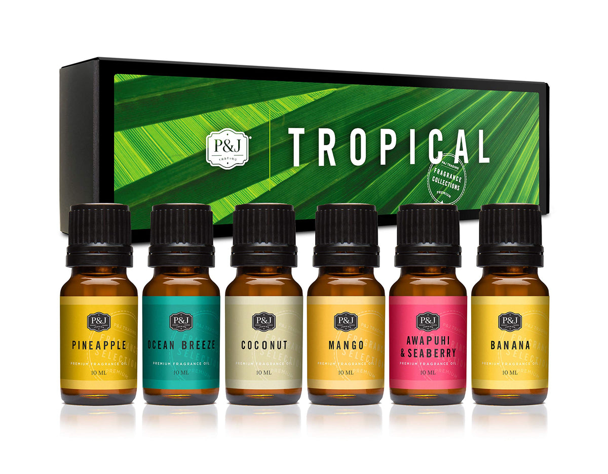 J Fragrance Oil Tropical Set (2.04 Fl Oz)