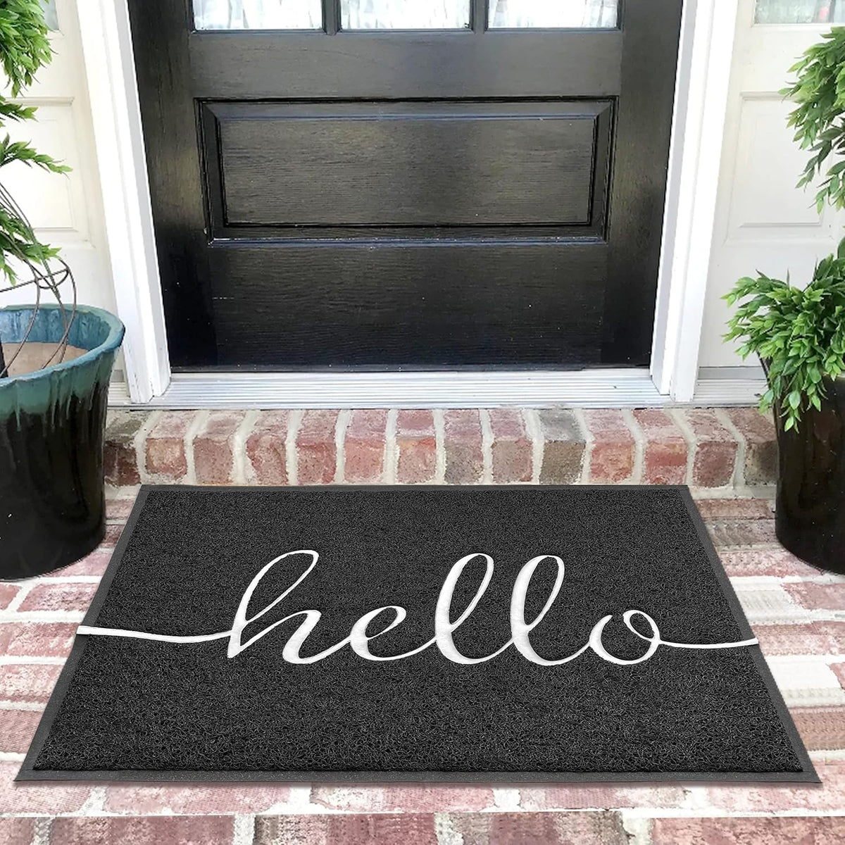 Door Mat Outside Inside Hello Doormat