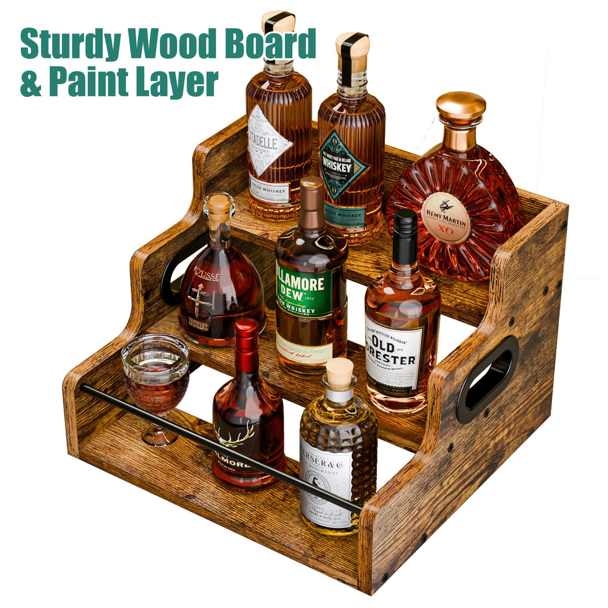 Liquor Bottle Display Shelf