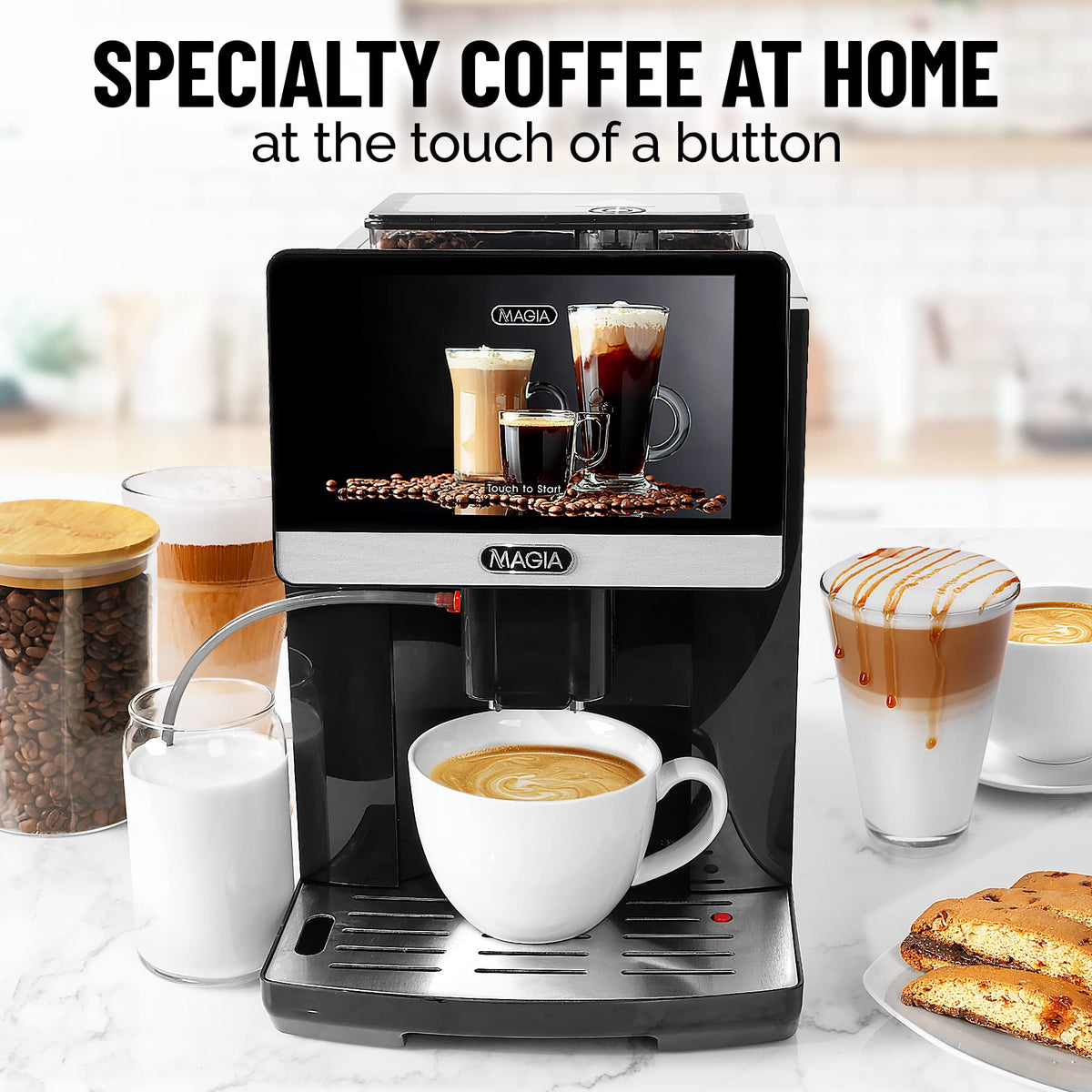 Zulay Magia Fully Automatic Espresso Machine With Grinder