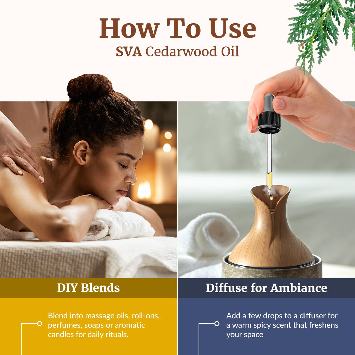 SVA Cedarwood Essential Oil (4 Fl Oz)
