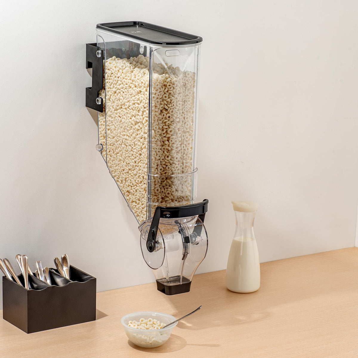 Cereal Dispenser 5 gal Plastic Wall