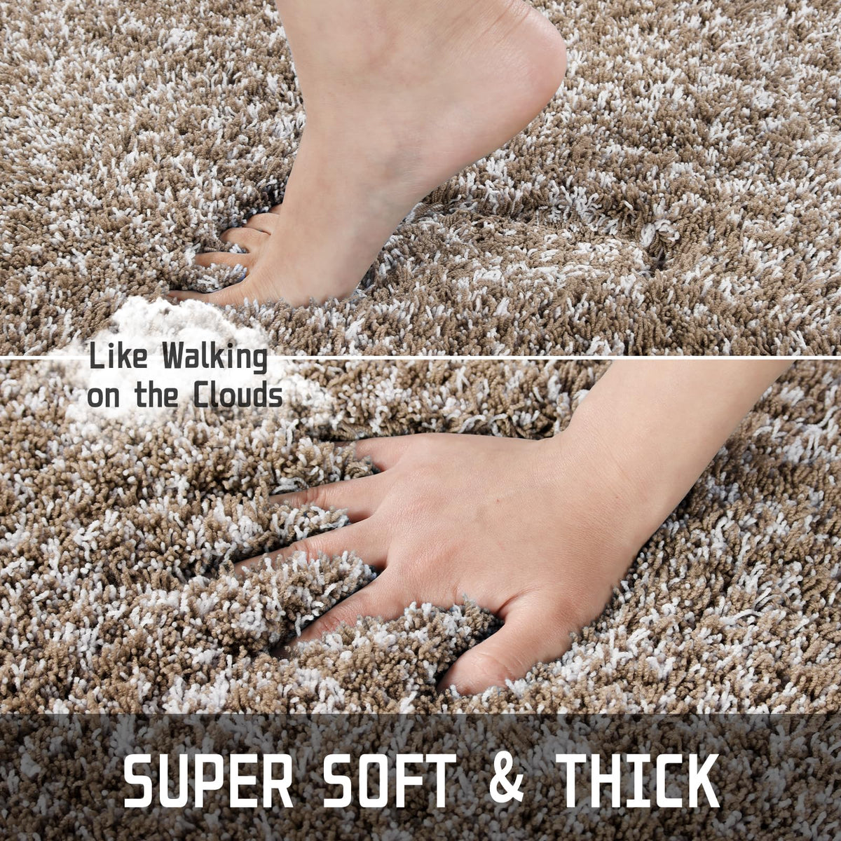 Toilet Rugs U Shaped Washable 24X20