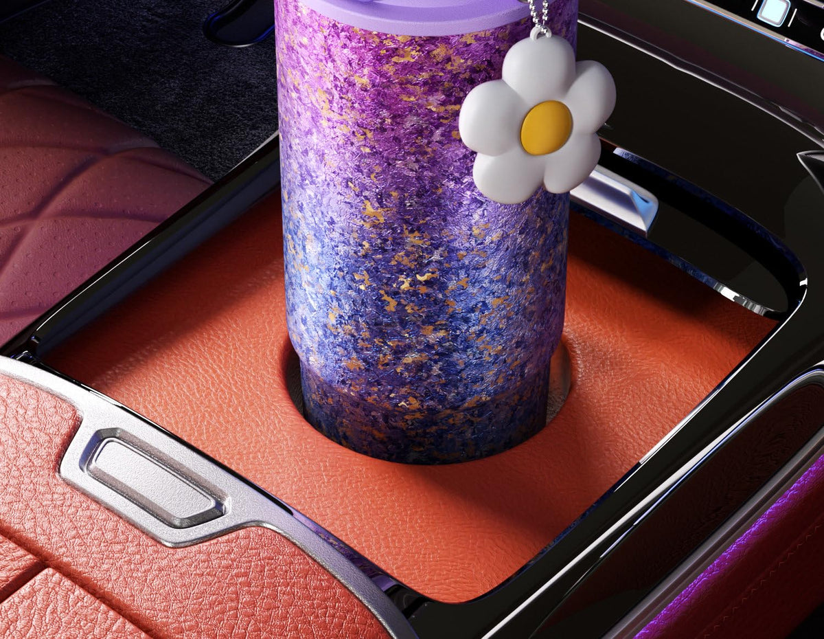 30oz 880ml Titanium Tumbler with Tea Infuser & Straw Lid