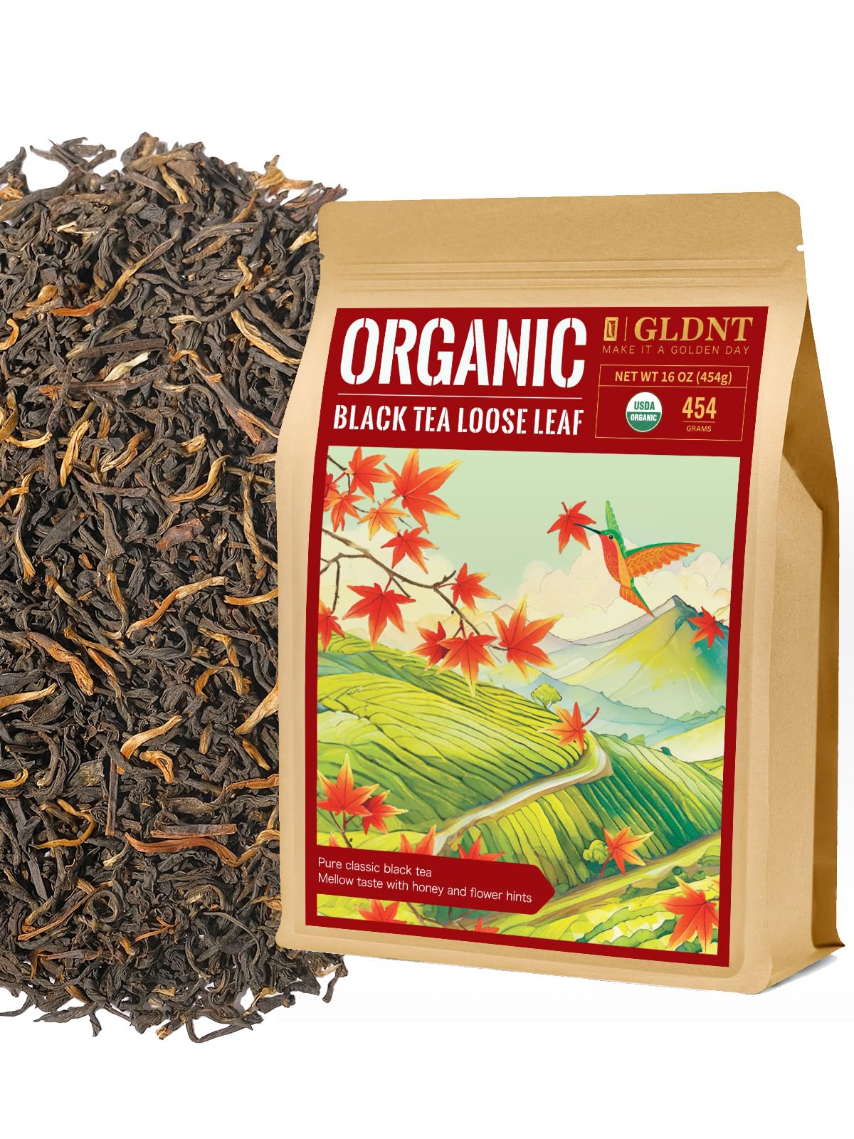 Organic Black Tea Loose Leaf (16 Ounce)