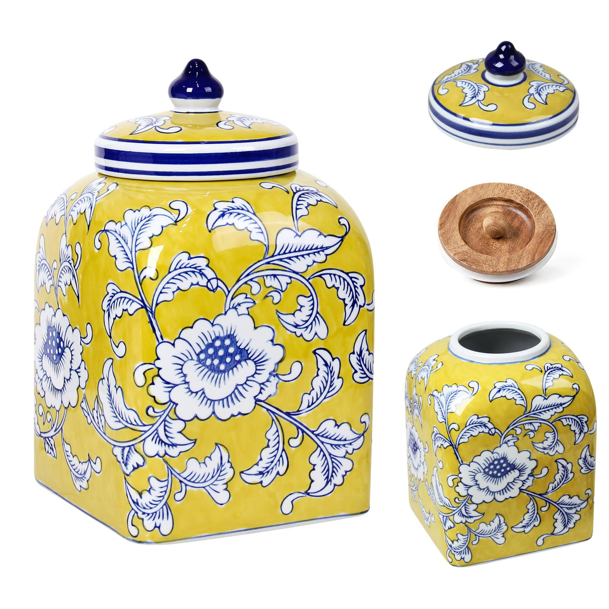 Ceramic Tea Canister with Airtight Lid