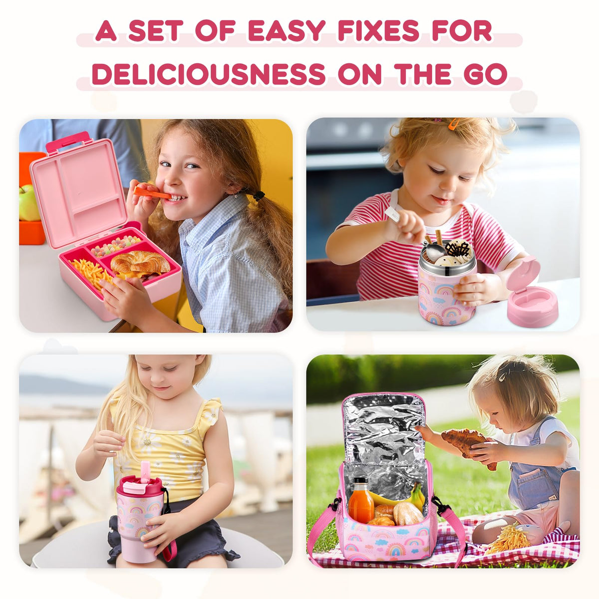 Lunch Box Set with Bento Box Container