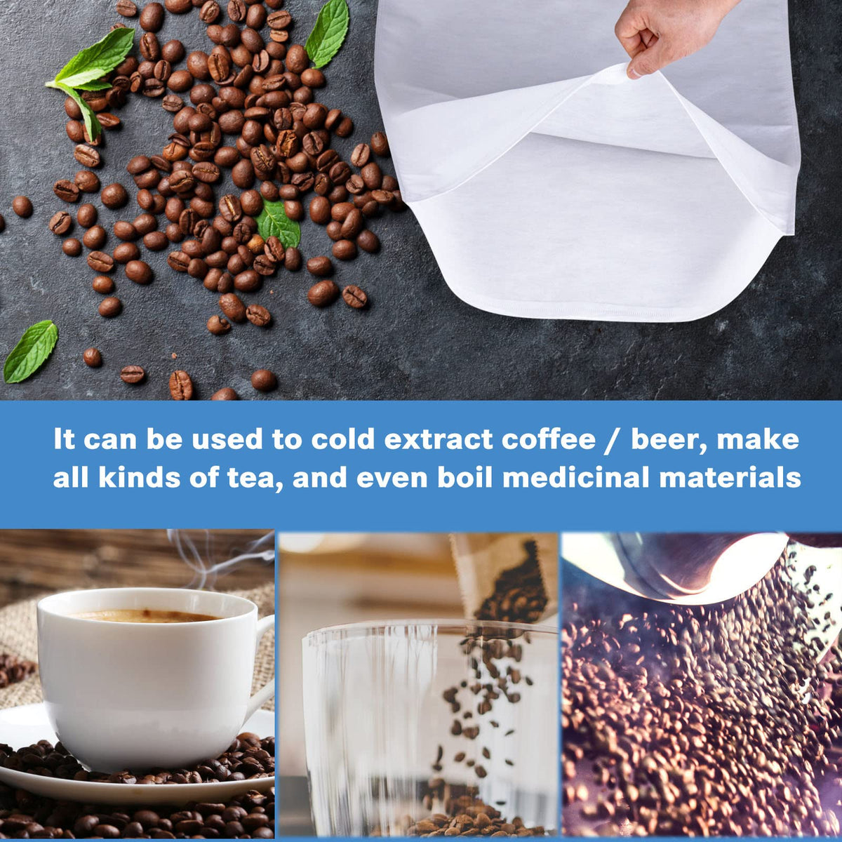 50 Pack Cold Brew Coffee Filters