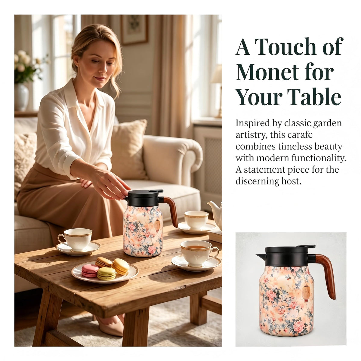 Insulated Stainless Steel Teapot