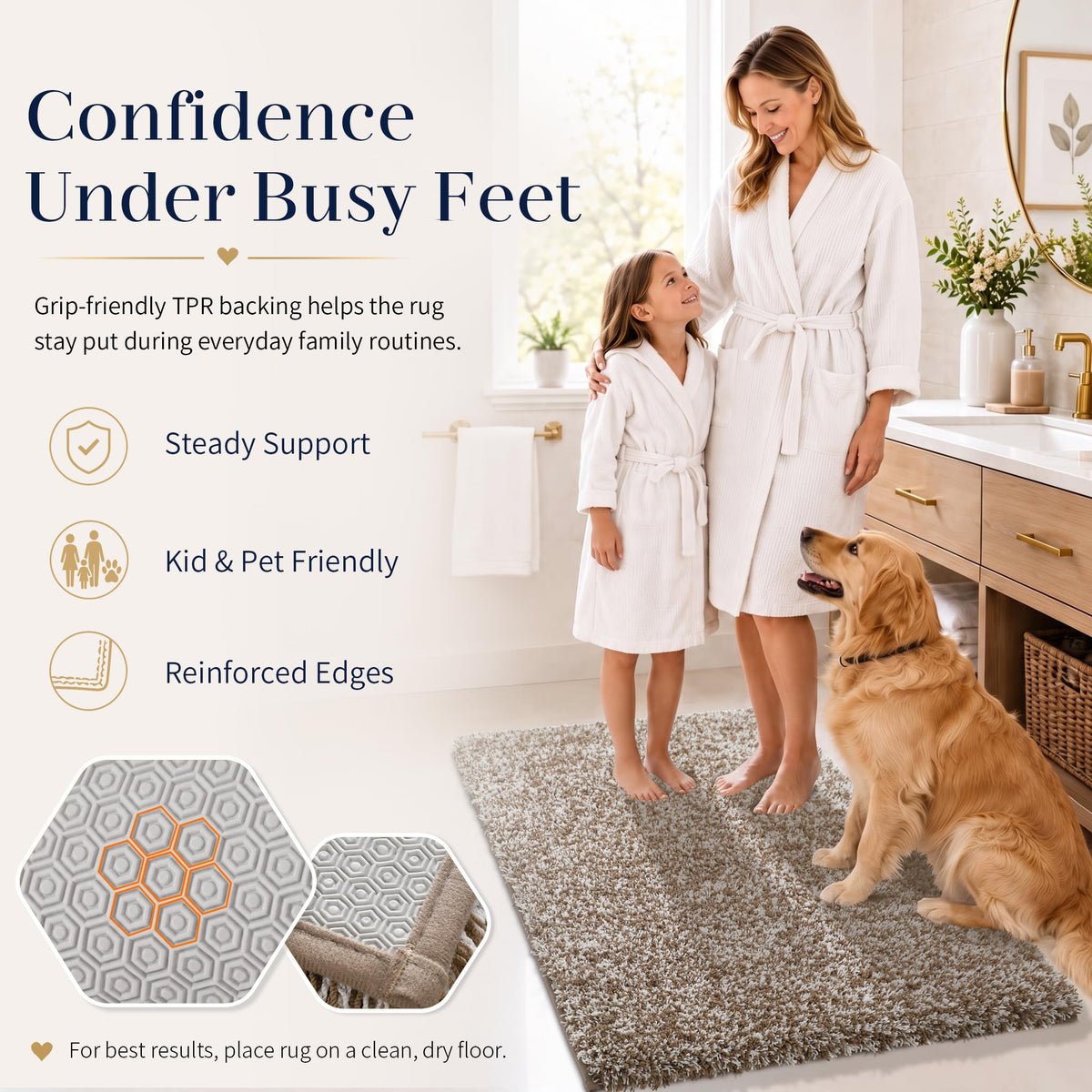 Bath Rugs for Bathroom 32X20
