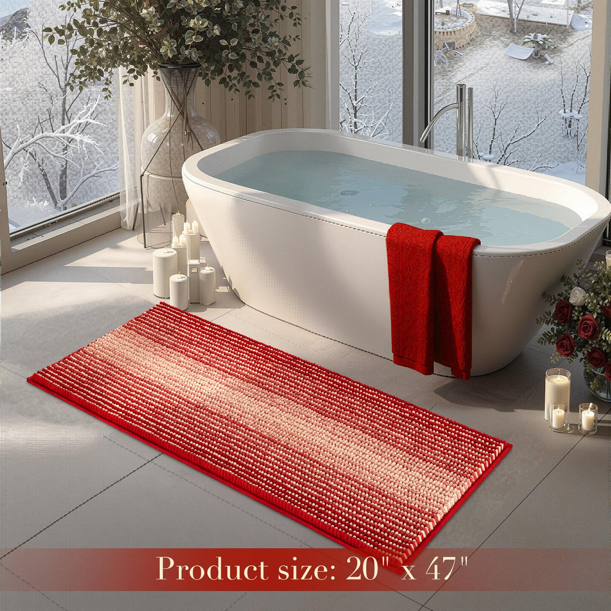 Large Bathroom Rugs Runner