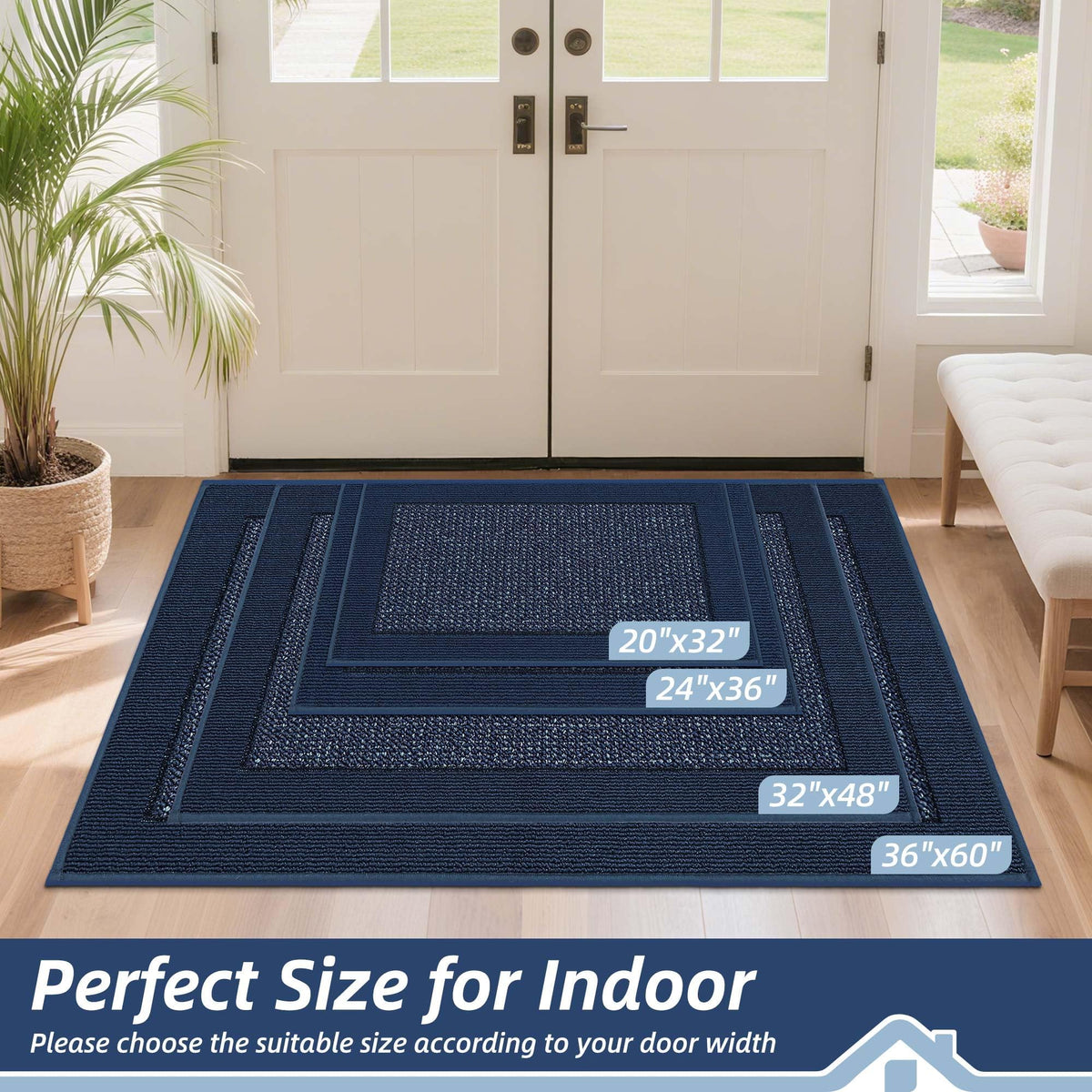 Indoor Door Mat 20" x 32" (640 sq in)