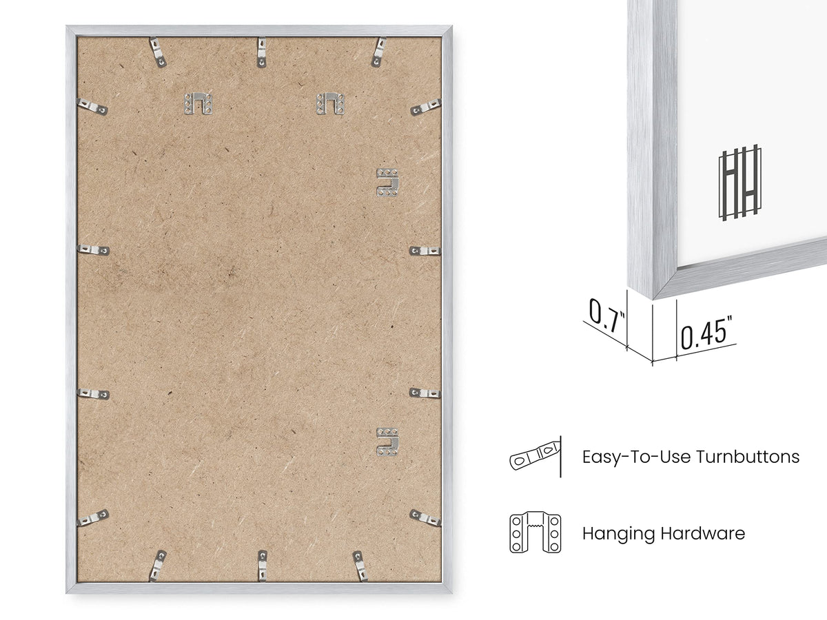 24x36 White Aluminum Poster Frame