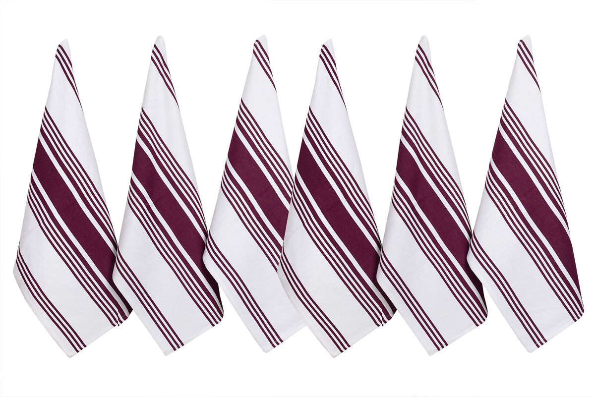 Kitchen Towels Cotton Dish Towels 20”x30” (6 Count)