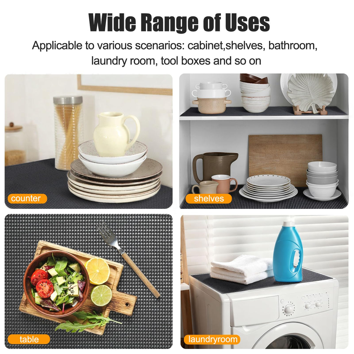 Non Slip Shelf Cabinet and Drawer Liner
