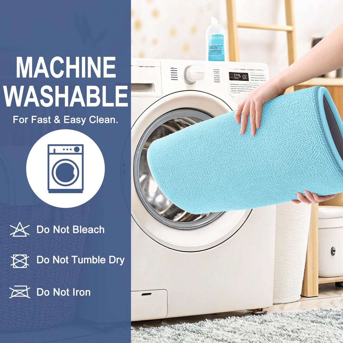 Memory Foam Small Bathroom Rugs 24x16