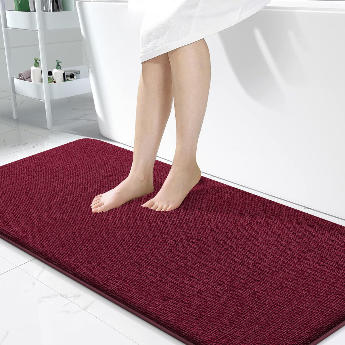 Memory Foam Bathroom Runner Rugs 47x24