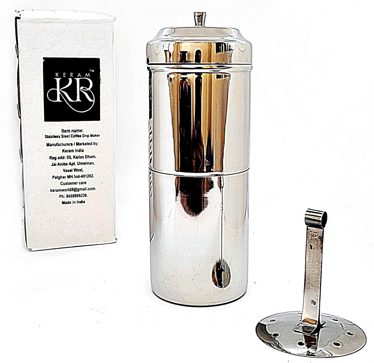 South indian filter coffee maker indian style 5.1 oz (5.07 Fl Oz)