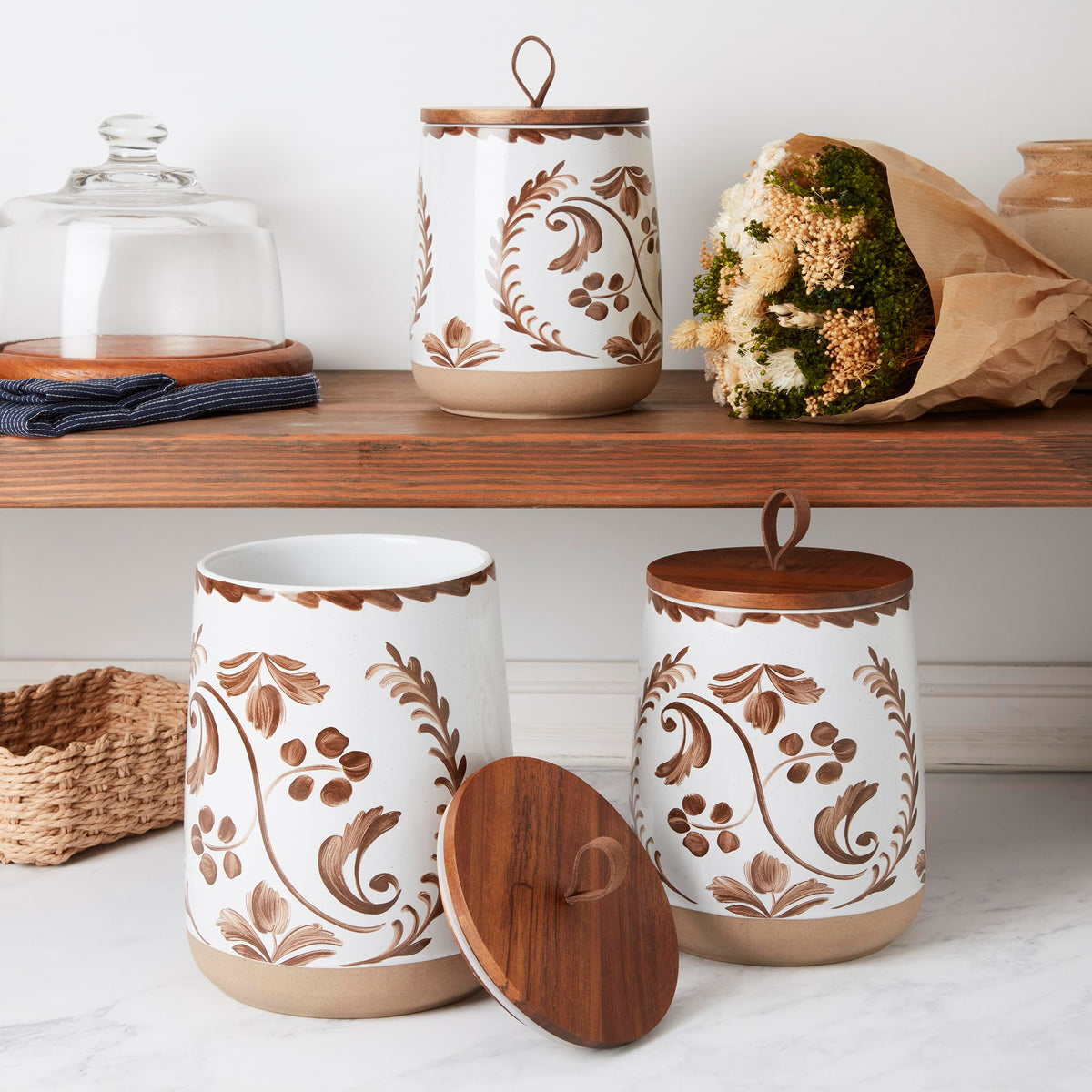 Tabletops Gallery Ceramic Canister Collection (3 Count)