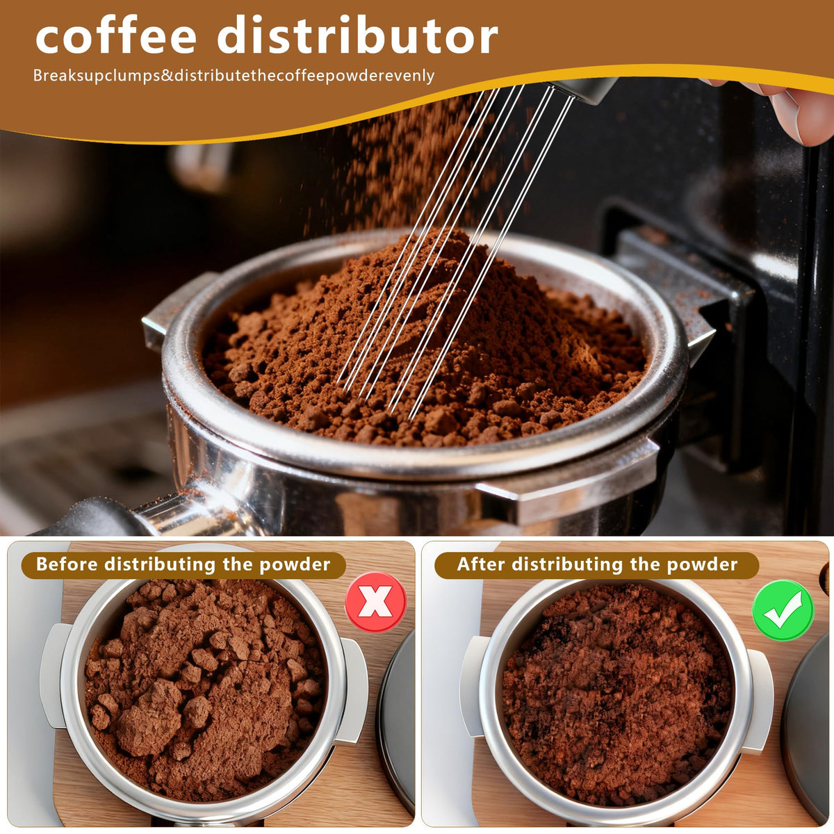 8 PCS Espresso Accessories Kit
