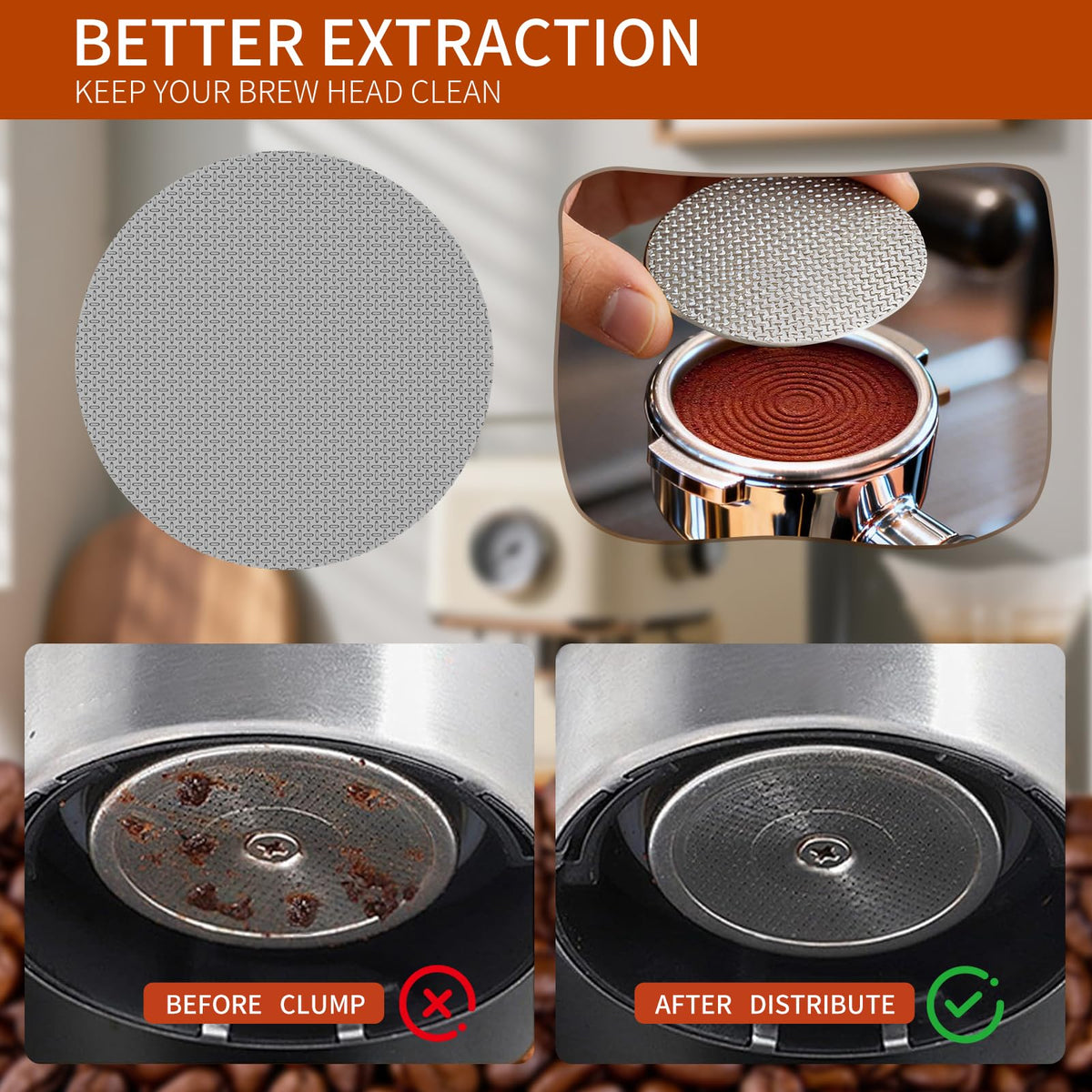 8 PCS Espresso Accessories Kit (8 Count)